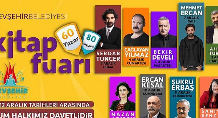 Nevşehir Belediyesi Kitap Fuarı 3 Aralık’ta Başlayacak