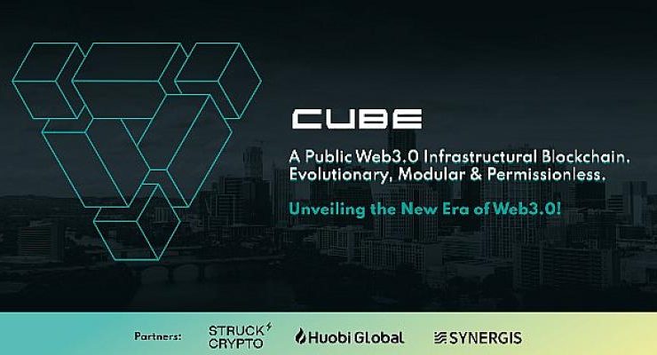 Huobi Global, Web 3.0 ekosistem stratejisi kapsamında Cube yatırımını duyurdu