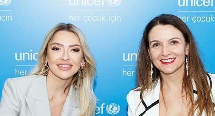 Sanatçı Hadise, UNICEF Türkiye tarafından Çocuk Hakları Savunucusu Olarak Atandı
