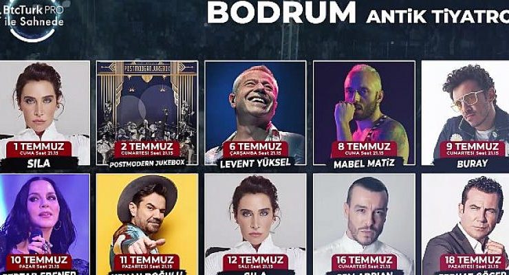 Türkiye, BtcTurk|PRO ana sponsorluğundaki ‘Açıkhava Konserleri’nde müzikle buluşuyor!